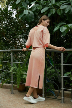 Джемпер, юбка iLOKA 26ILci3 розовый - фото 4