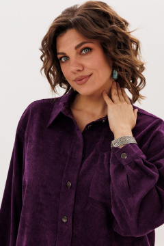 Рубашка Anelli 1819 слива - фото 3