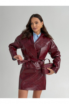 Жакет DAVA 3141 бордо - фото 4