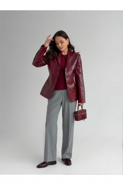 Жакет DAVA 3141 бордо - фото 3