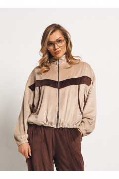 Брюки, джемпер Verita 2449 молочный+шоколад - фото 2