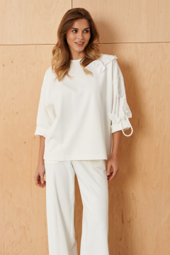 Брюки Панда 123360 молочный - фото 3