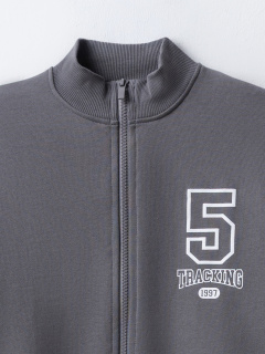 Толстовка Mark Formelle 127932/25Е-42083П-7 т.серый_печать1_2_сл_на_ЛВ_дет_пер_1сл_на_ЛВ_рук_1 - фото 3