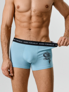 Трусы Mark Formelle 411228-2/25-5164П-5 полынь_драконы_на_чёрном_3_сл_1тр_на_ЛВ_дет - фото 2