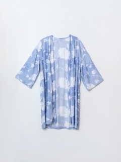 Халат Mark Formelle 552277/25-39502ПП-9 цветы_на_св.голубом - фото 1