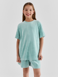 Футболка, шорты Mark Formelle 567761/25-36302Ц-3 шалфей - фото 1