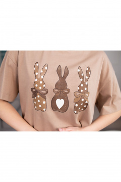 Брюки, футболка Купалинка 38102G.158-164 к.беж,клетка - фото 3