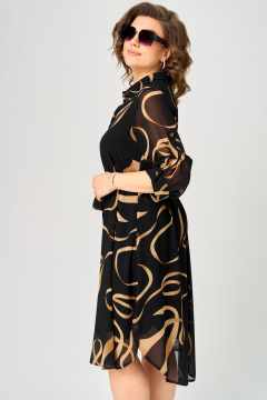 Платье EVA GRANT 7046 принт_ленты - фото 5