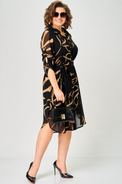 Платье EVA GRANT 7046 принт_ленты - фото 2