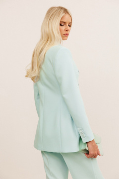 Жакет KOKOdea 80007.1 нежно-бирюзовый - фото 3