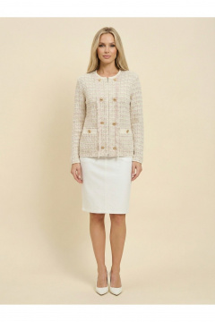 Жакет Belange 3302 молочно-пудровый - фото 5