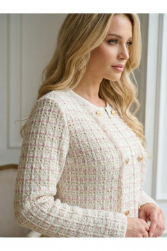 Жакет Belange 3302 молочно-пудровый - фото 3