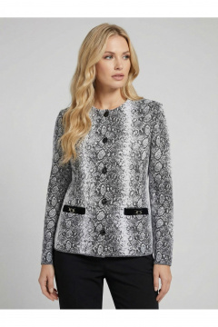 Жакет Belange 3126 темно-синий_с_белым - фото 3