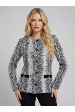 Жакет Belange 3126 темно-синий_с_белым - фото 2