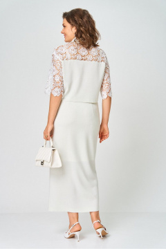 Жакет, юбка Svetlana-Style 2306 зелено-бежевый - фото 2