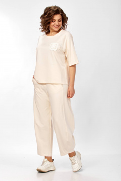 Брюки, майка Диомант 2156 сливочный - фото 2
