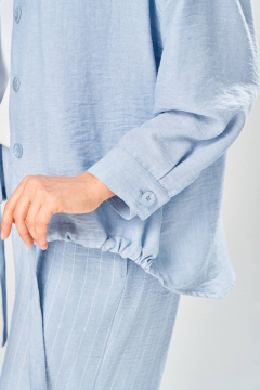 Брюки, кардиган, майка Диомант 2166 голубой - фото 2