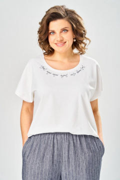 Брюки, кардиган, майка Диомант 2166 джинс - фото 3