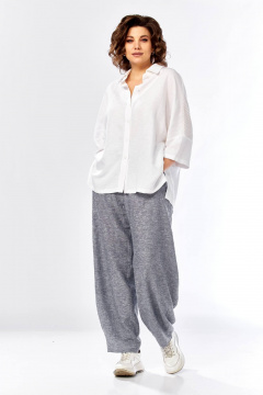 Брюки, рубашка Диомант 2157 джинс - фото 1