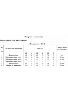 Жилет KOKOdea 81003 синий - фото 4