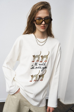 Лонгслив MilMil 1292 молоко - фото 1