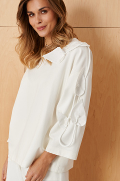 Джемпер Панда 123340 молочный - фото 4