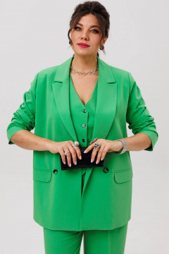 Брюки, жакет, жилет Anelli 1642 ирландский_зеленый - фото 5