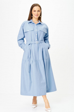 Платье TVIN 7003 голубой - фото 4