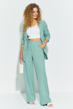 Брюки, жакет Euromoda 703 бирюзовый - фото 2