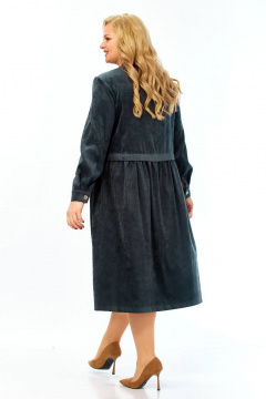 Платье СиБон 0241 темно-зеленый_штрукс - фото 5