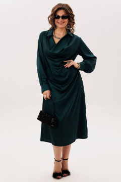 Платье Anelli 1832 глубоководный_зеленый - фото 2