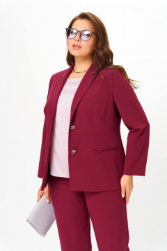 Брюки, жакет Karina deLux M-1407 бордо - фото 2
