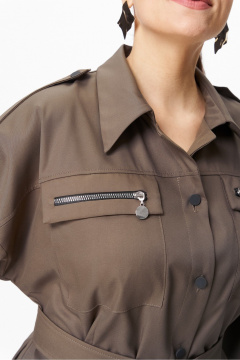 Платье Rishelie 1009 коричневый - фото 4