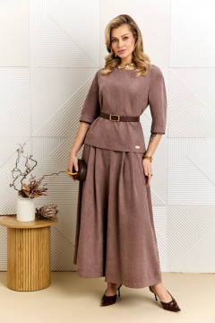 Платье AGATTI 5899-1 капучино - фото 1