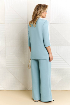 Брюки, жакет AGATTI 5900 бирюза - фото 4
