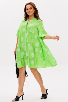 Платье Mubliz 348 зеленый - фото 3