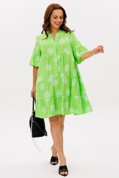 Платье Mubliz 348 зеленый - фото 2