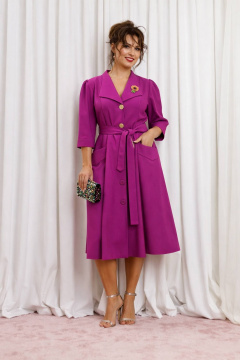 Платье Anastasia 1318.1 фиолетовый - фото 3