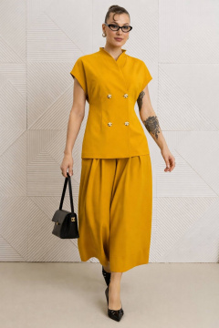 Брюки, жилет Anastasia 1330 медовый - фото 2