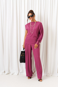 Блуза, брюки Beautiful&Free 6437 вереск - фото 1