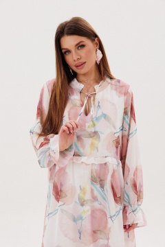 Платье Amberа Style 1130-3 цветы - фото 5