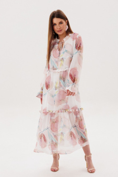 Платье Amberа Style 1130-3 цветы - фото 4