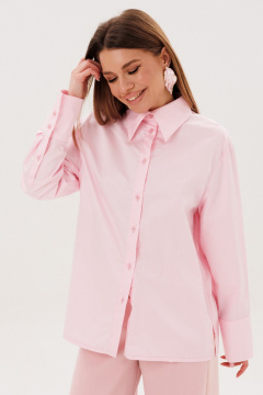 Рубашка Amberа Style 1141 пудра - фото 4