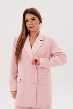 Брюки, жакет Amberа Style 2153 пудра - фото 2