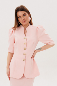 Жакет, юбка Amberа Style 2155 пудра - фото 3