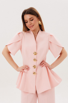 Брюки, жакет Amberа Style 2156 пудра - фото 3