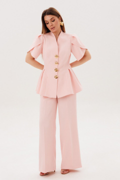 Брюки, жакет Amberа Style 2156 пудра - фото 5