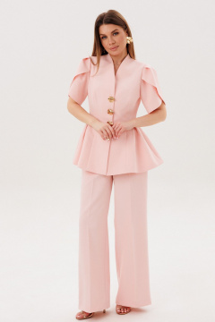 Брюки, жакет Amberа Style 2156 пудра - фото 1
