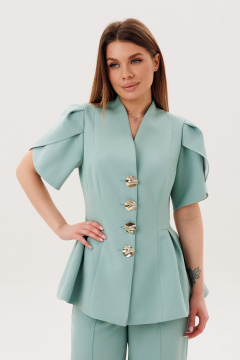 Брюки, жакет Amberа Style 2156-1 мята - фото 3