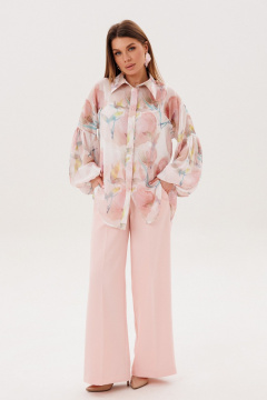 Блуза, брюки Amberа Style 2158 пудра - фото 1